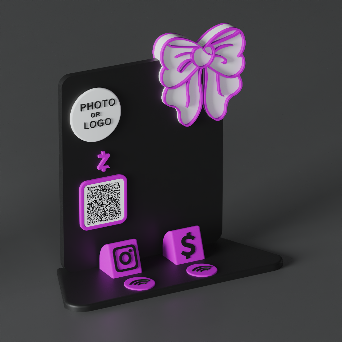 HaloBow Stand – Ultraviolet Edge Edition