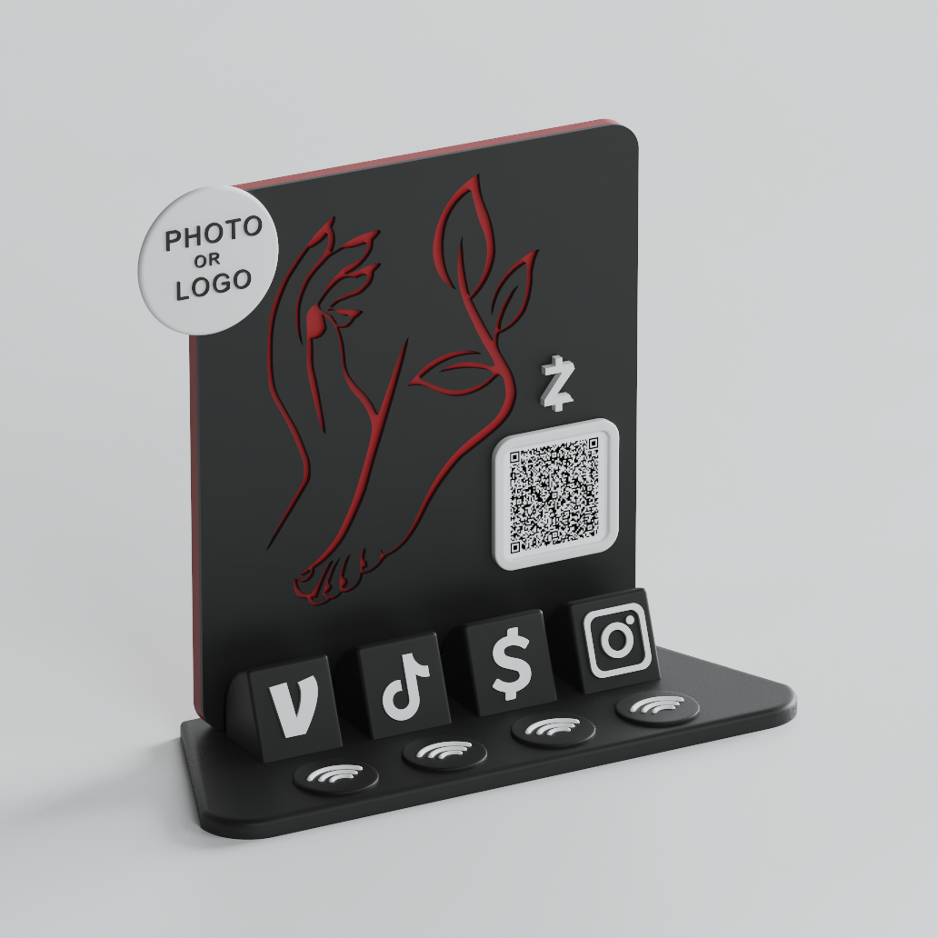 NailBloom Stand – Rouge Noir Edition
