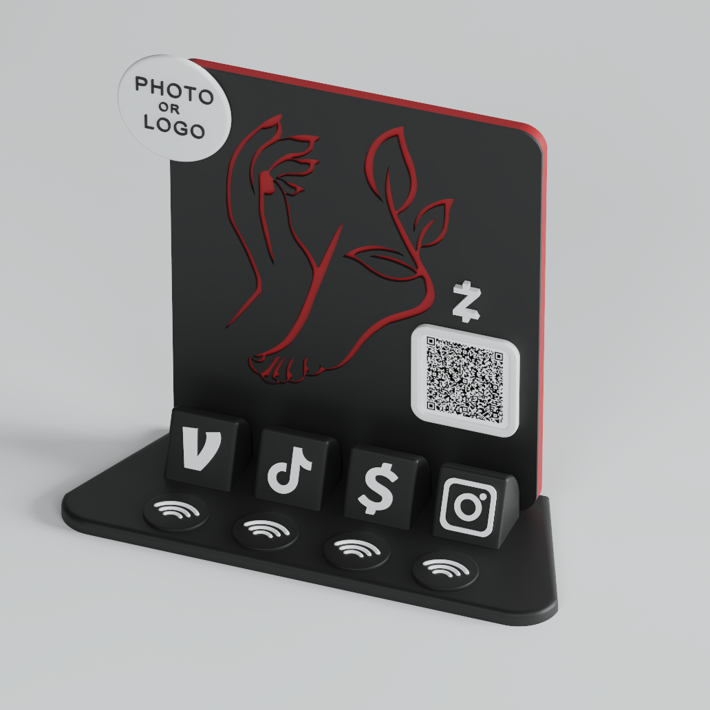 NailBloom Stand – Rouge Noir Edition