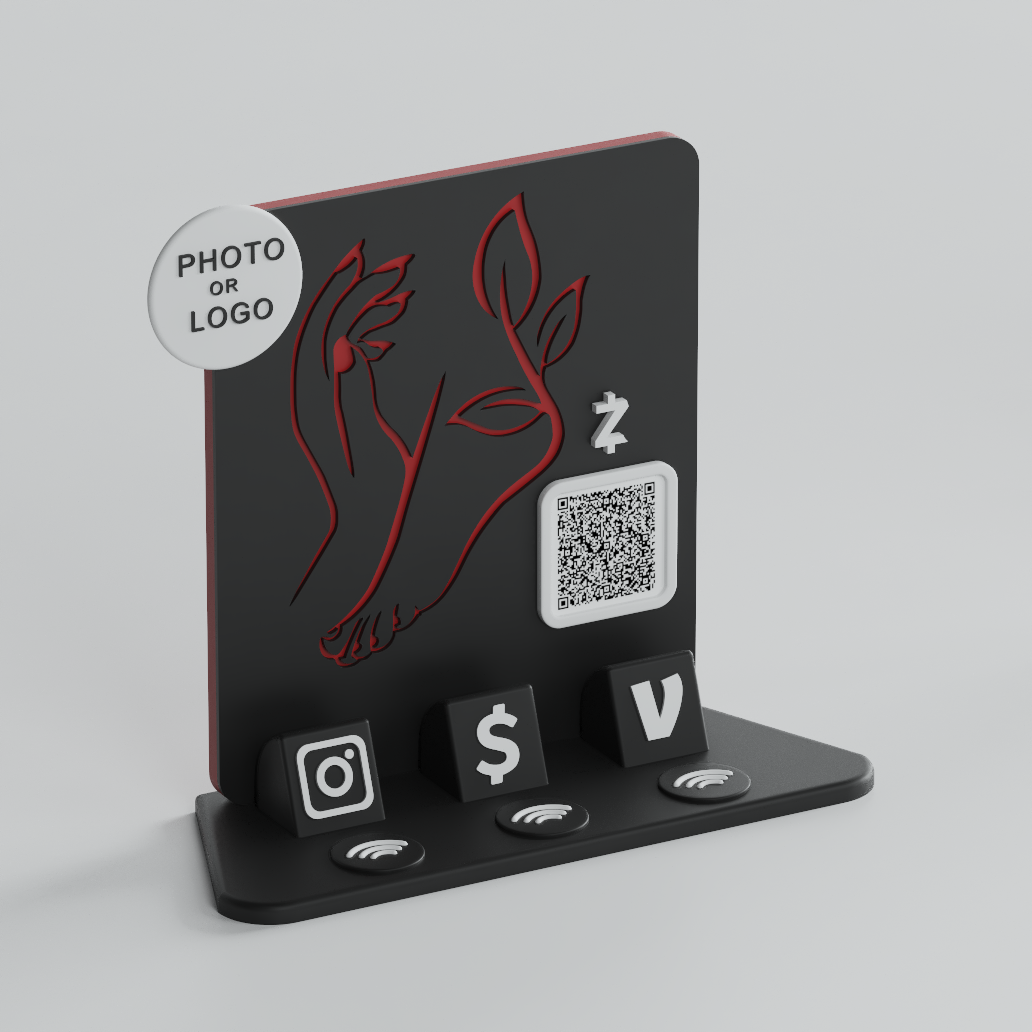 NailBloom Stand – Rouge Noir Edition