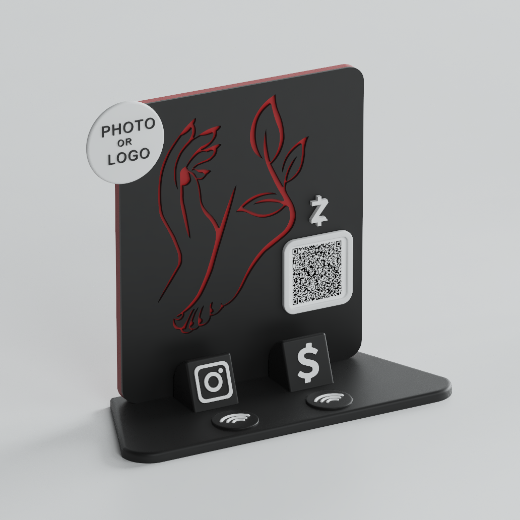 NailBloom Stand – Rouge Noir Edition