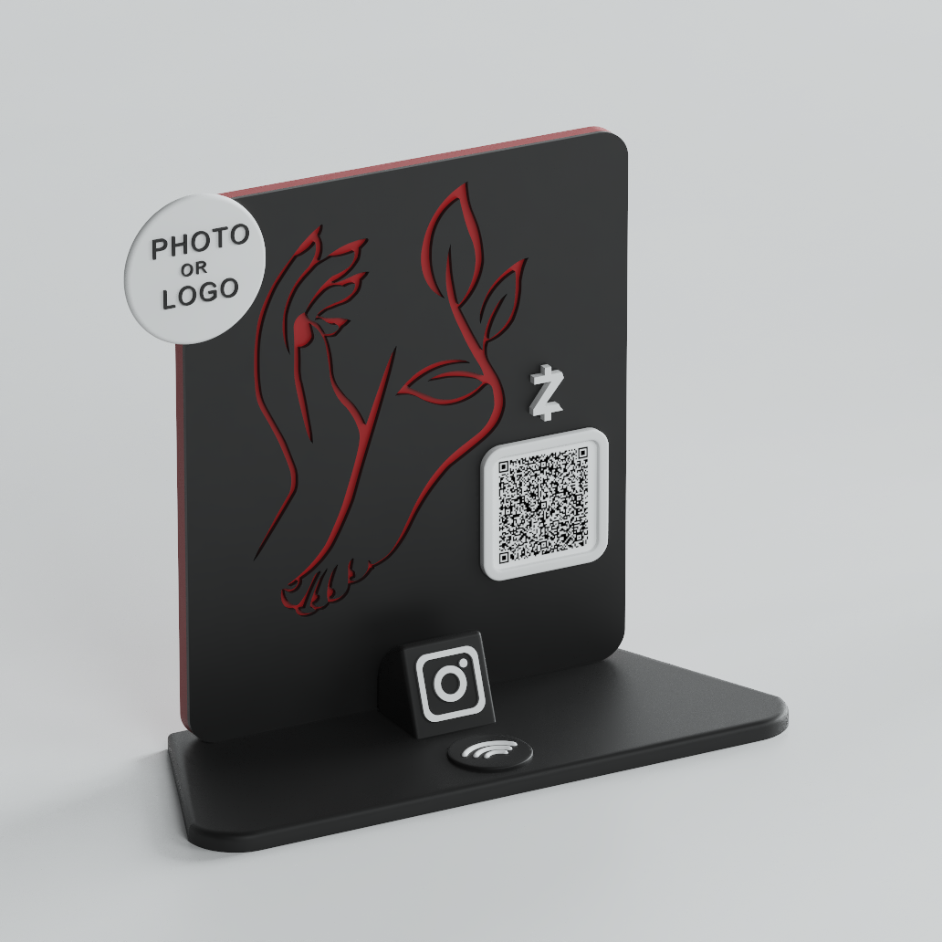 NailBloom Stand – Rouge Noir Edition