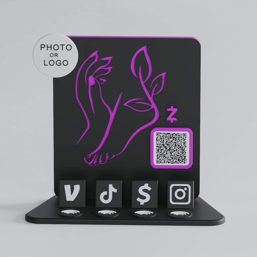 NailBloom Stand – Velvet Orchid Edition