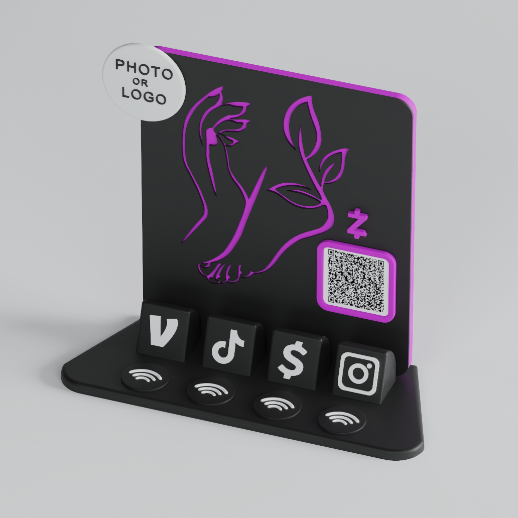 NailBloom Stand – Velvet Orchid Edition
