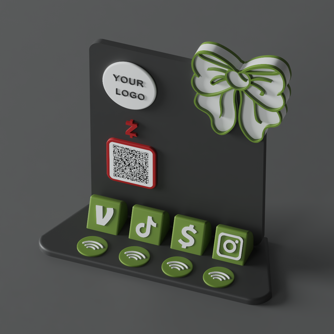 HaloBow Stand – Matcha Bloom Edition