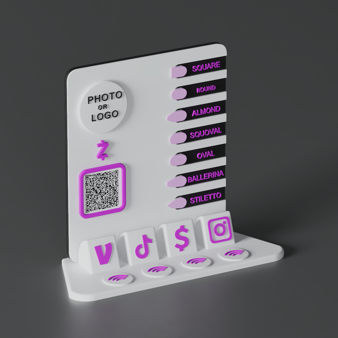 NailForm Stand – Orchid Frost Edition