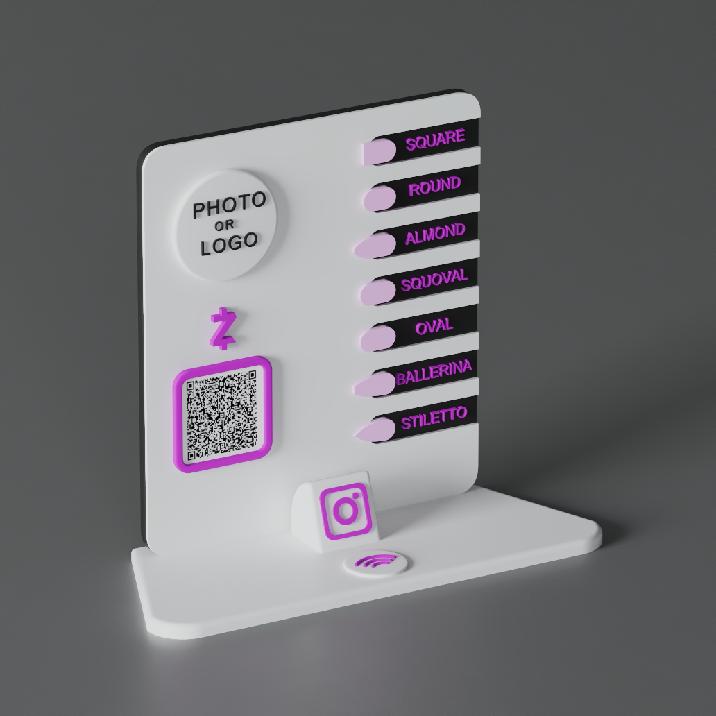 NailForm Stand – Orchid Frost Edition