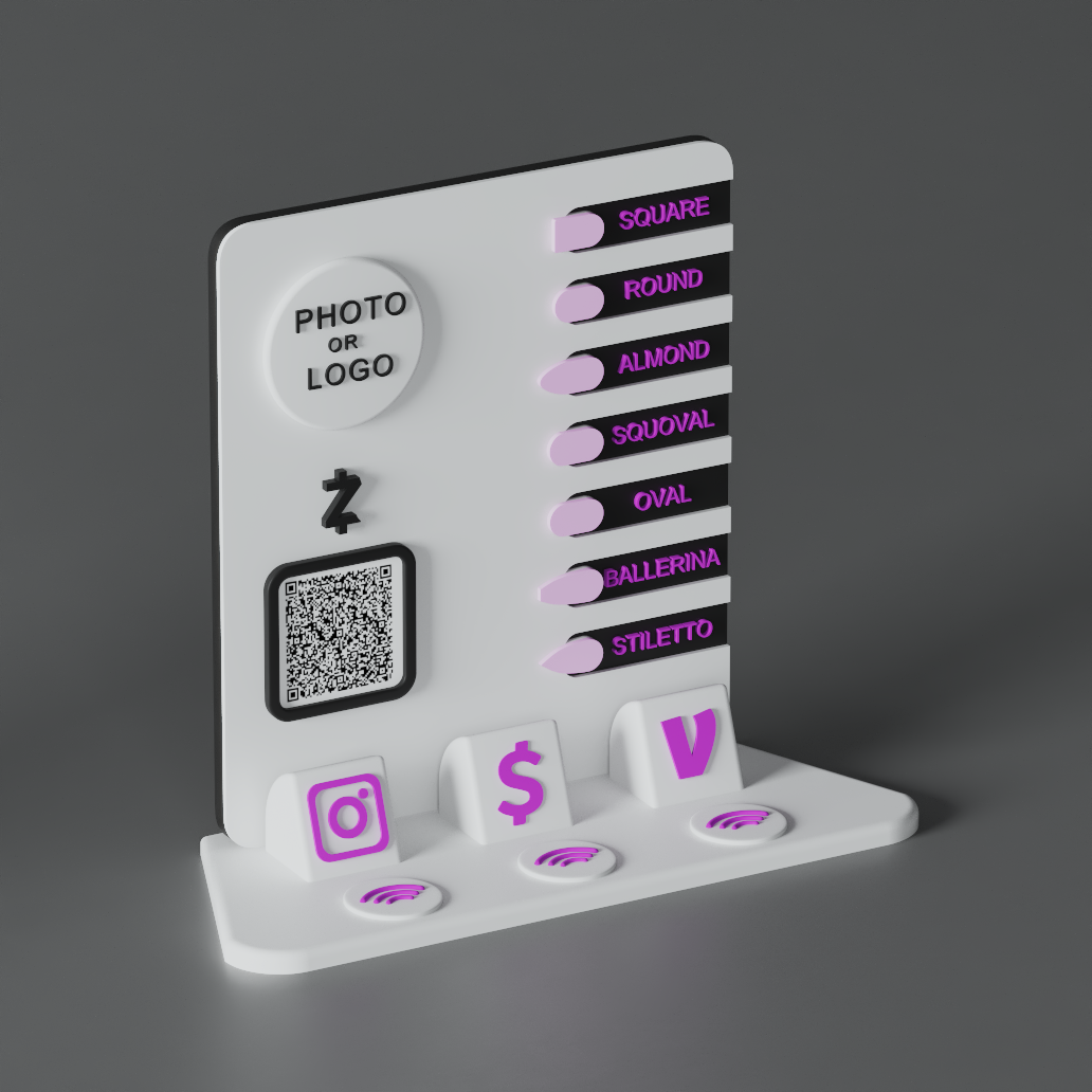NailForm Stand – Orchid Frost Edition