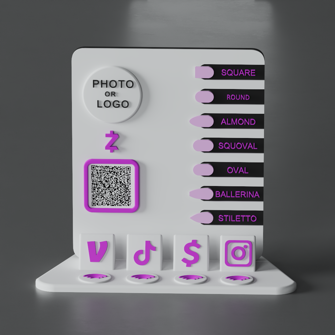 NailForm Stand – Orchid Frost Edition