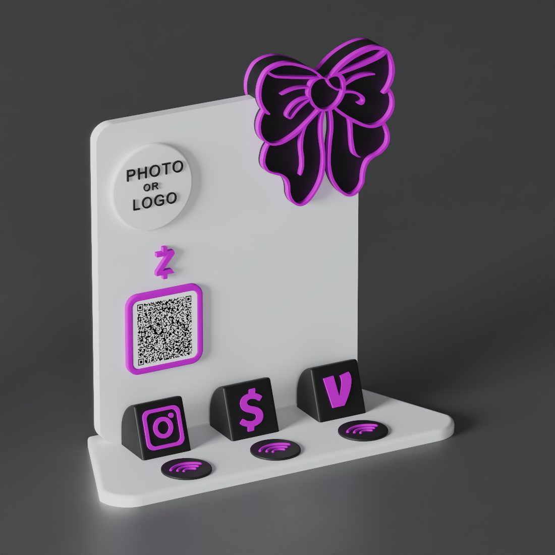 HaloBow Stand – Pink Venom Edition