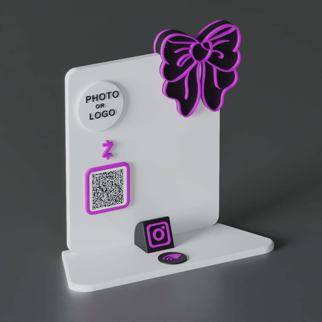 HaloBow Stand – Pink Venom Edition