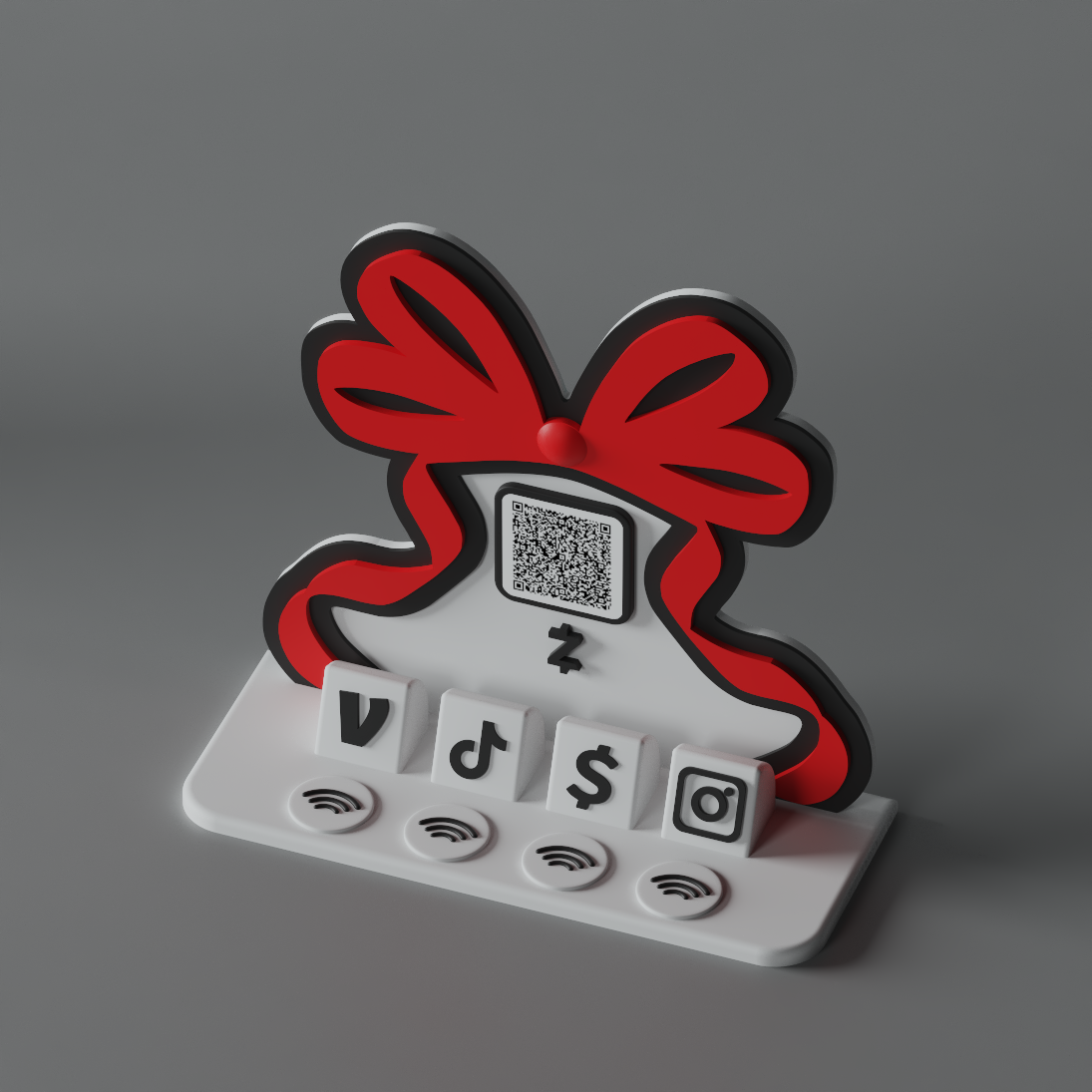 CharmLink Stand – Scarlet Noir Edition