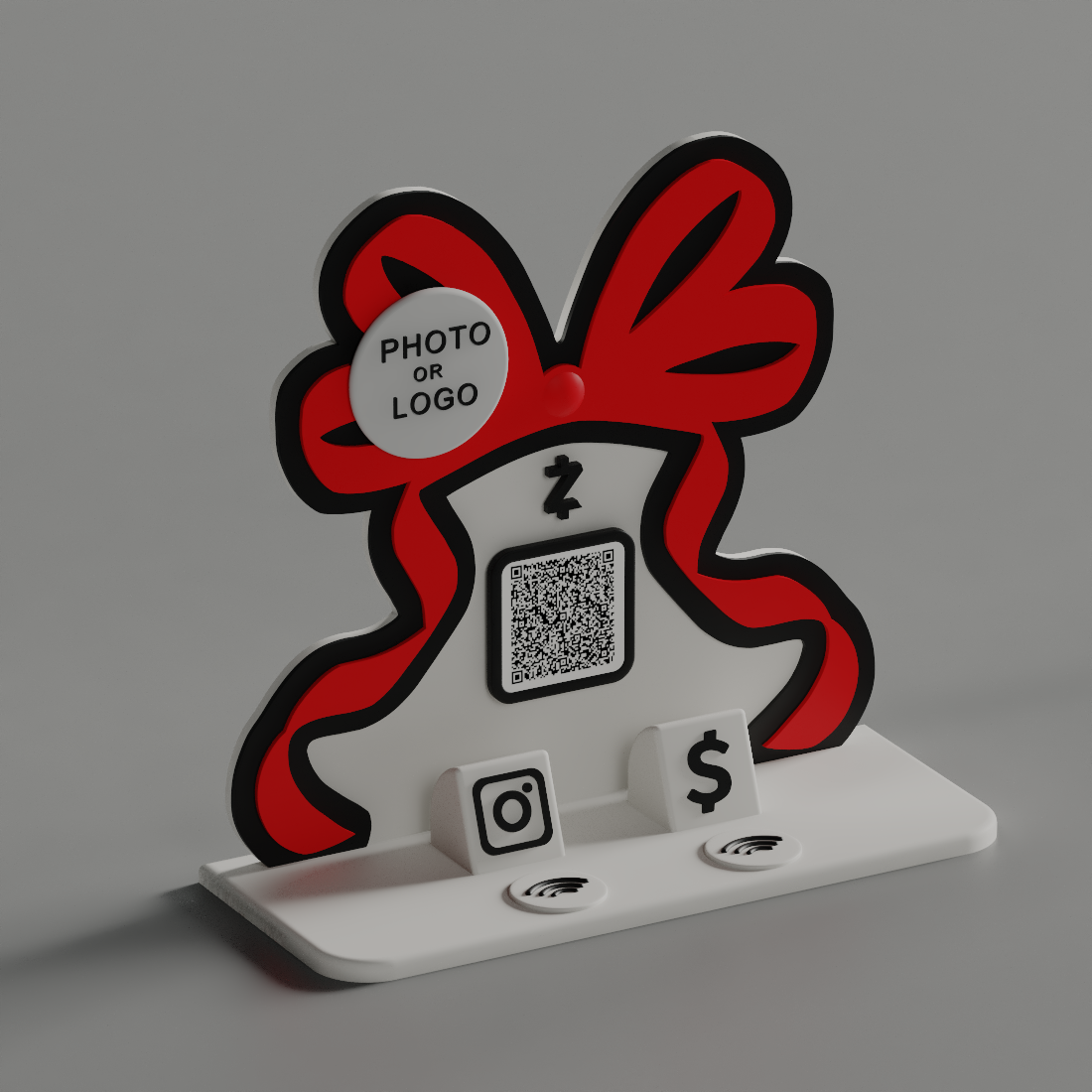 CharmLink Stand – Scarlet Noir Edition