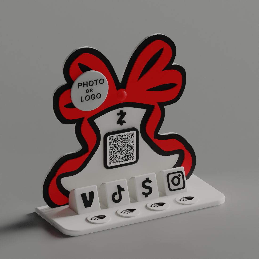 CharmLink Stand – Scarlet Noir Edition