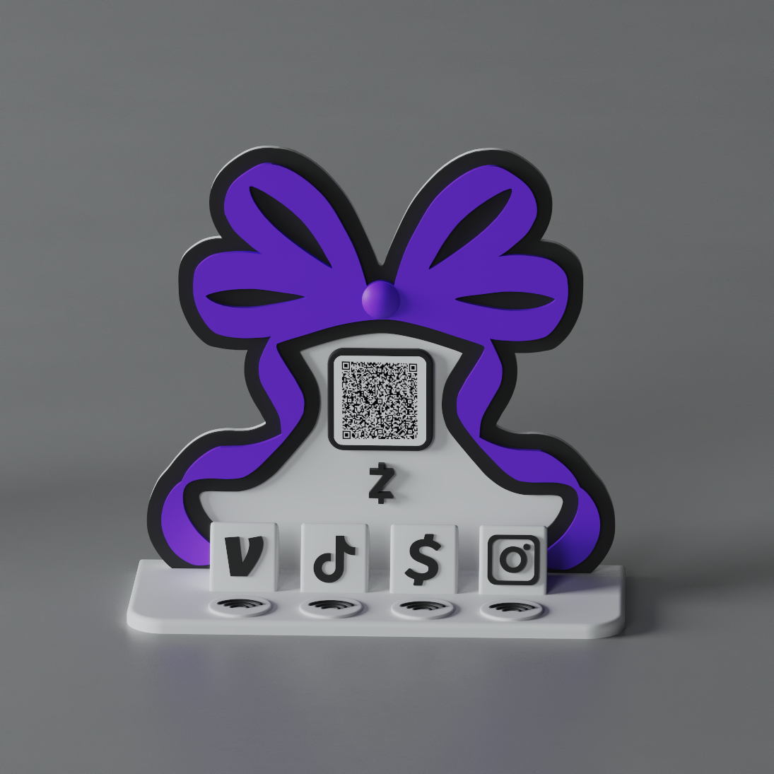 CharmLink Stand – Electric Amethyst Edition