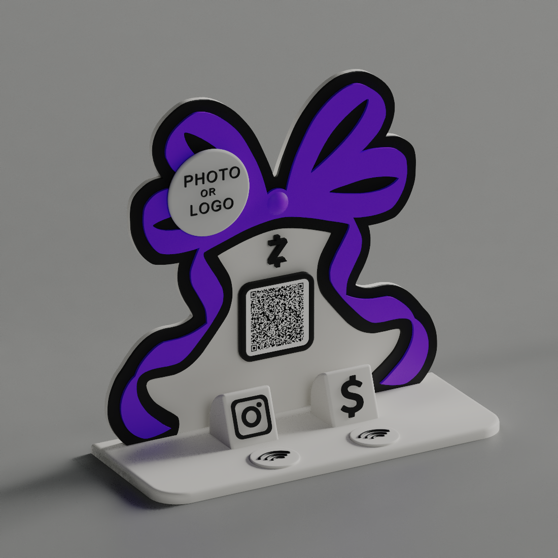 CharmLink Stand – Electric Amethyst Edition
