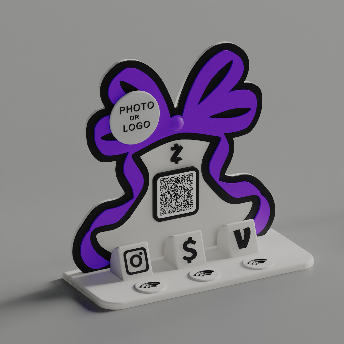 CharmLink Stand – Electric Amethyst Edition