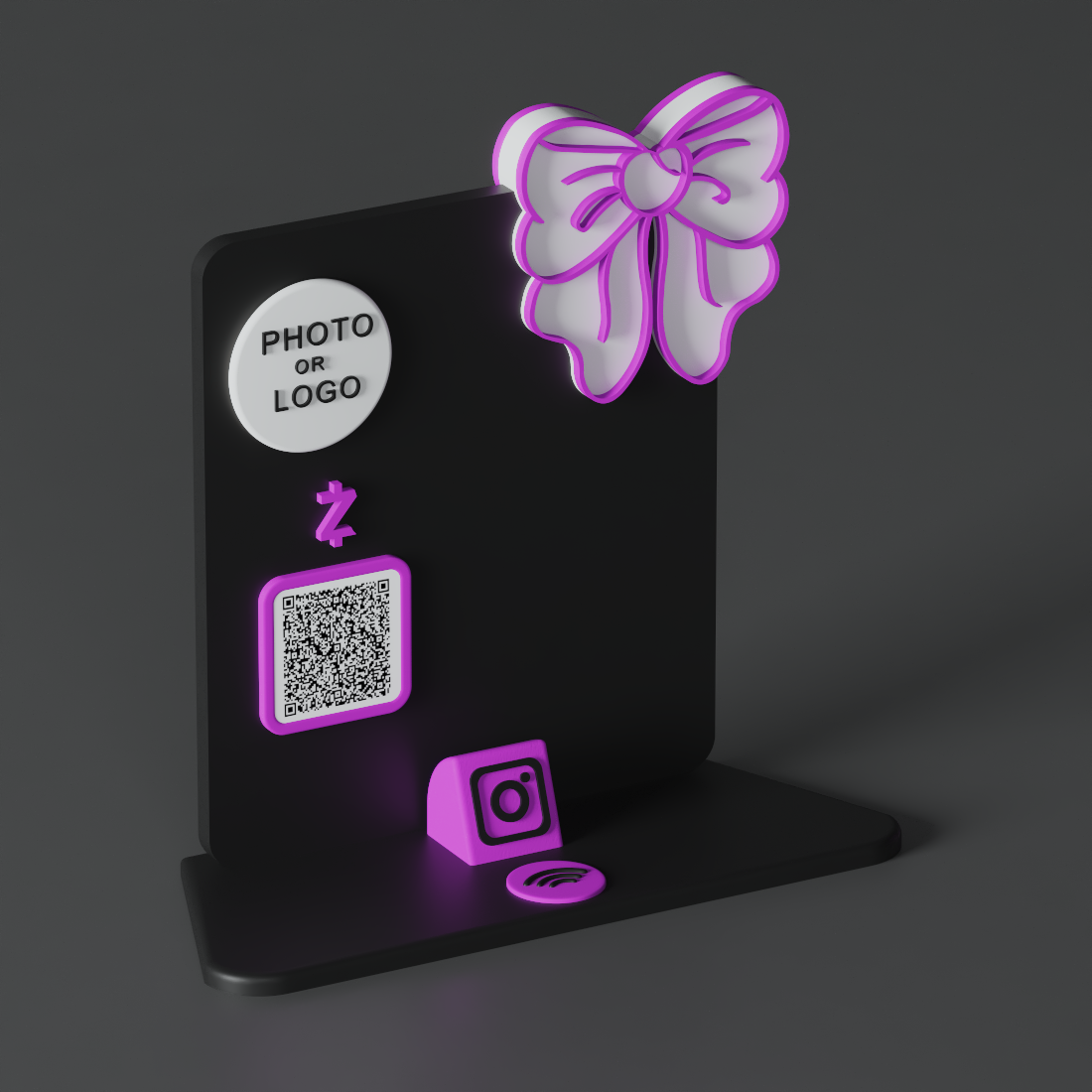 HaloBow Stand – Ultraviolet Edge Edition