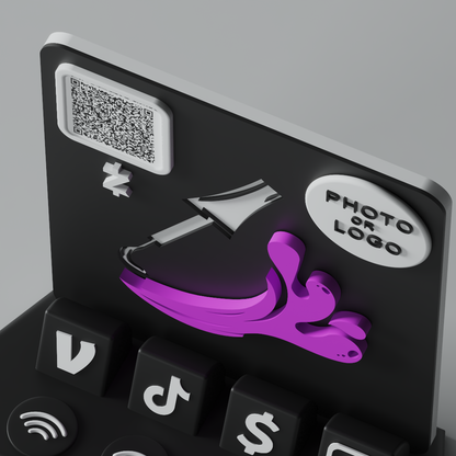PolishPop Stand – Violet Drip Edition