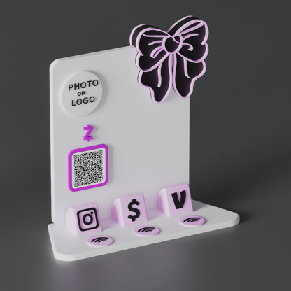 HaloBow Stand – Blush Milk Edition