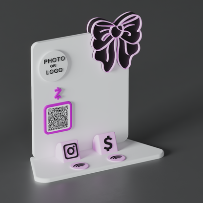 HaloBow Stand – Blush Milk Edition
