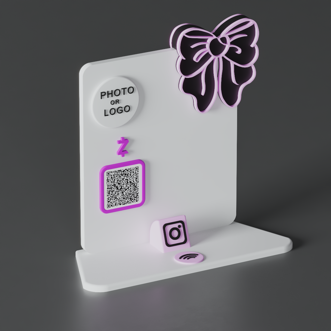 HaloBow Stand – Blush Milk Edition