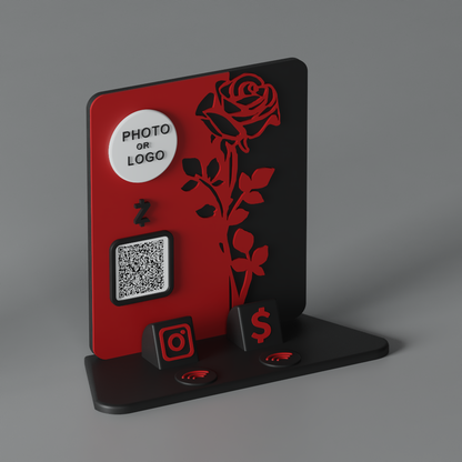 RoseRift Stand – Crimson Thorn Edition