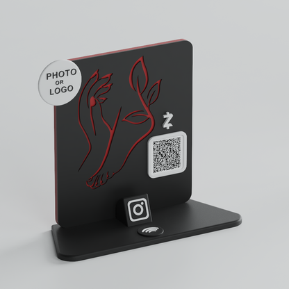 NailBloom Stand – Rouge Noir Edition