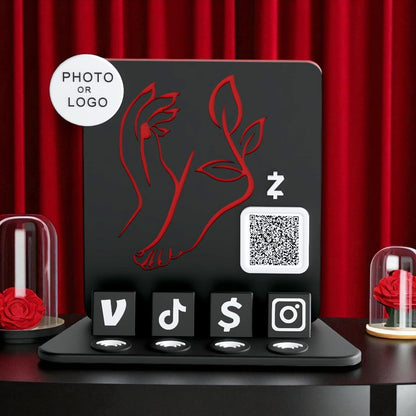 NailBloom Stand – Rouge Noir Edition