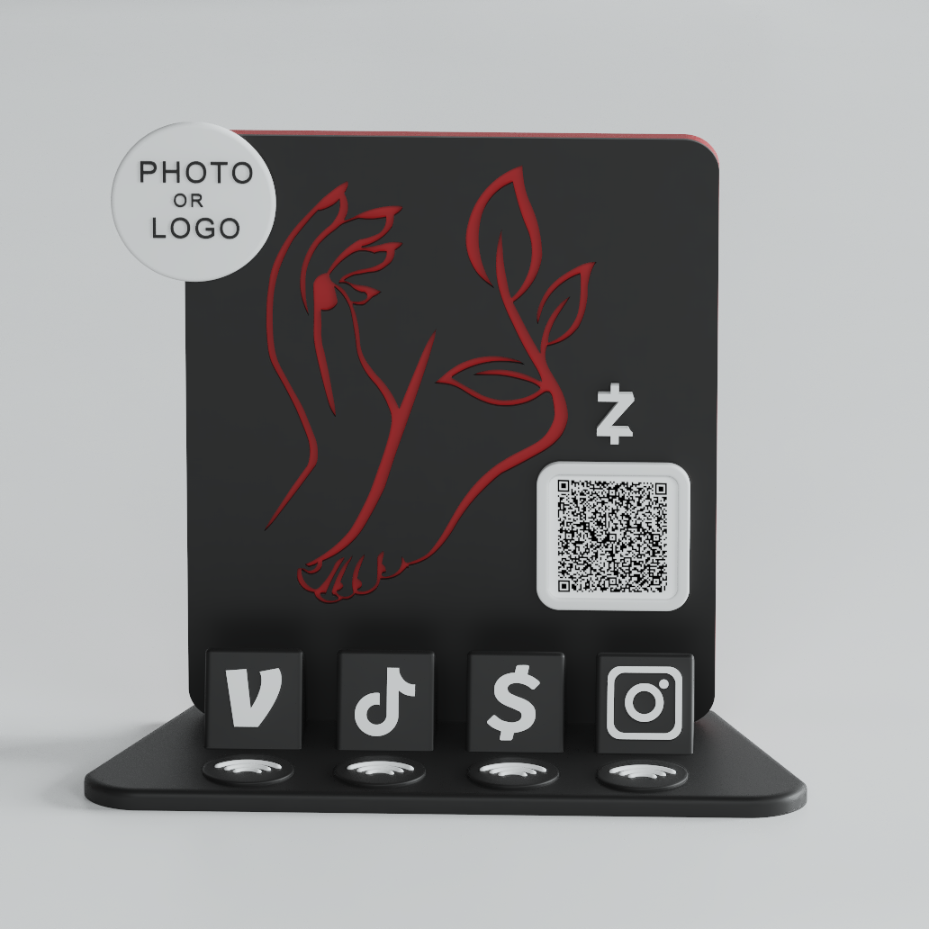 NailBloom Stand – Rouge Noir Edition