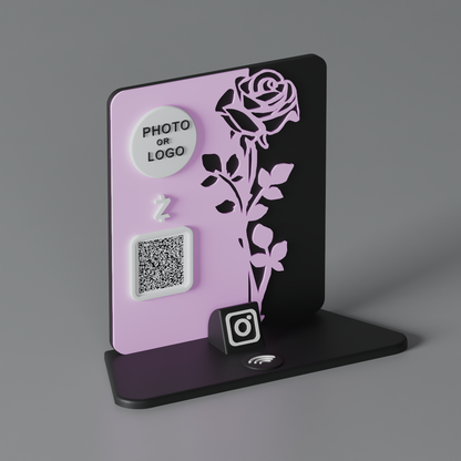 RoseRift Stand – Lavender Venom Edition