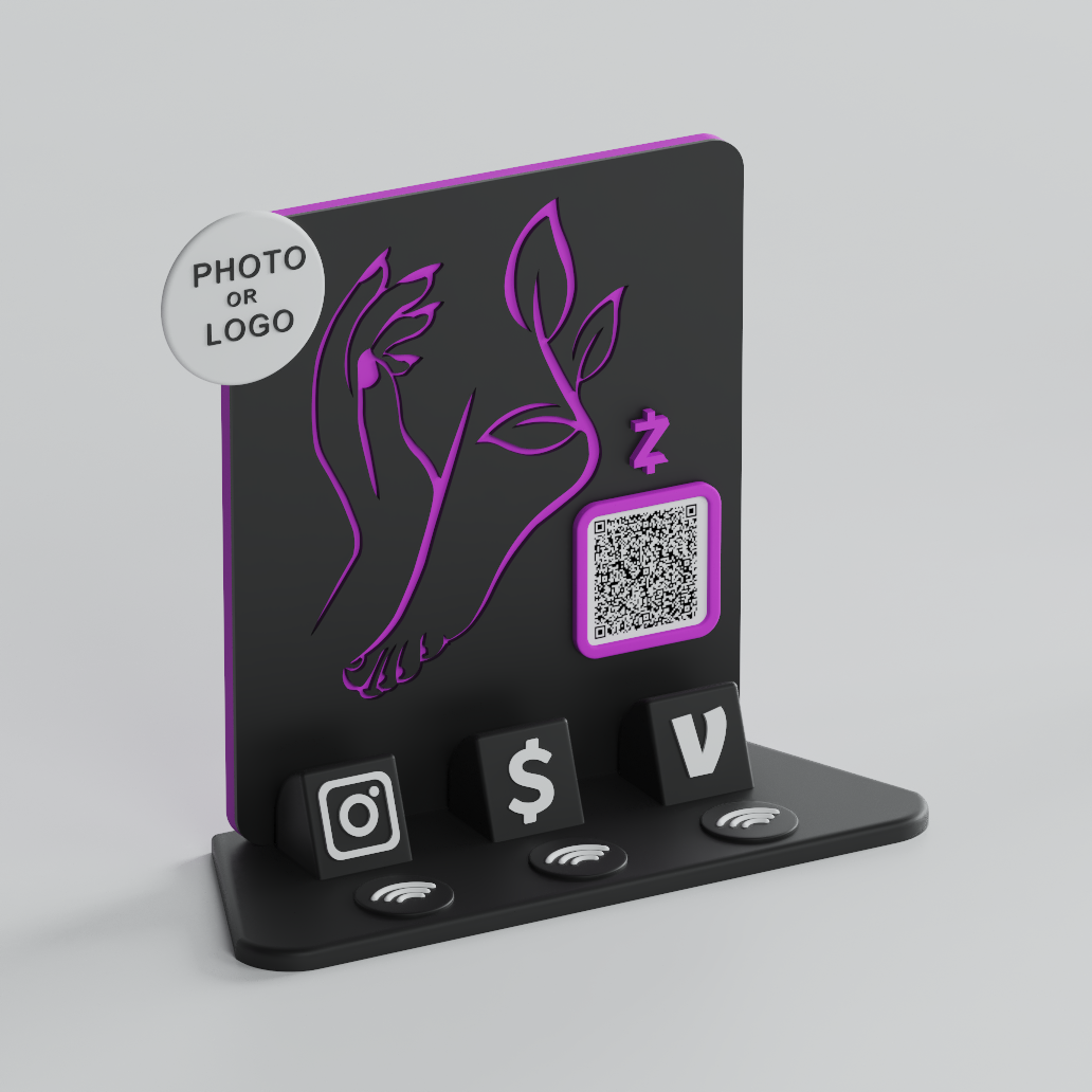 NailBloom Stand – Velvet Orchid Edition