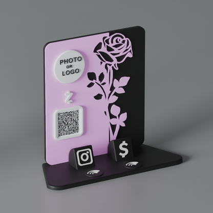 RoseRift Stand – Lavender Venom Edition