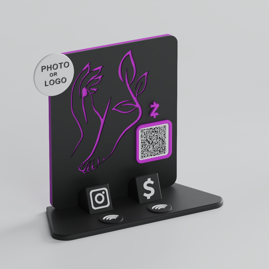 NailBloom Stand – Velvet Orchid Edition