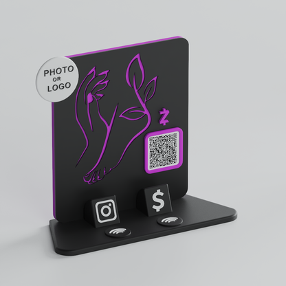 NailBloom Stand – Velvet Orchid Edition