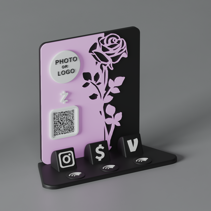 RoseRift Stand – Lavender Venom Edition