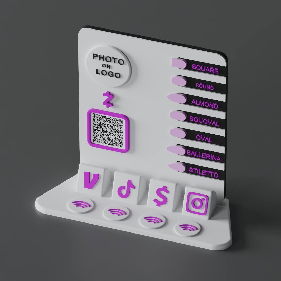 NailForm Stand – Orchid Frost Edition