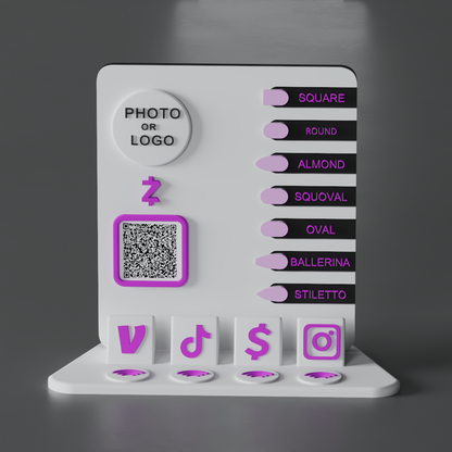 NailForm Stand – Orchid Frost Edition
