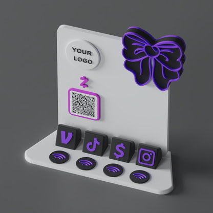HaloBow Stand – Purple Sugar Edition