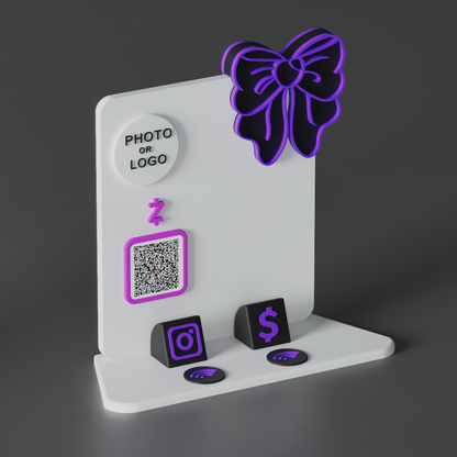 HaloBow Stand – Purple Sugar Edition