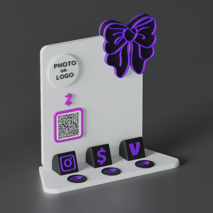 HaloBow Stand – Purple Sugar Edition