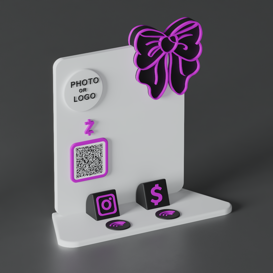 HaloBow Stand – Pink Venom Edition