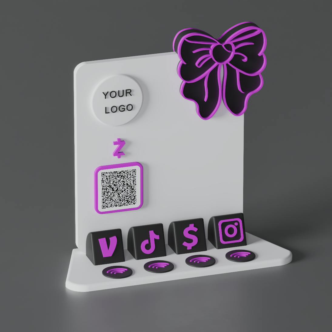 HaloBow Stand – Pink Venom Edition