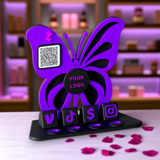 FlutterLink Stand – Midnight Bloom Edition