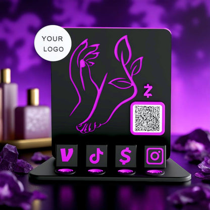 NailBloom Stand – Velvet Orchid Edition