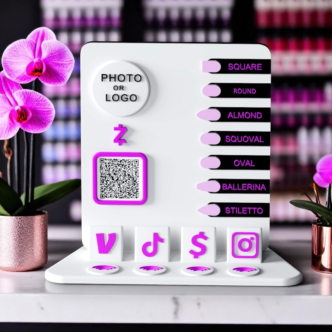 NailForm Stand – Orchid Frost Edition